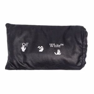 OFF-WHITE Black Crossbody Purse Pouch